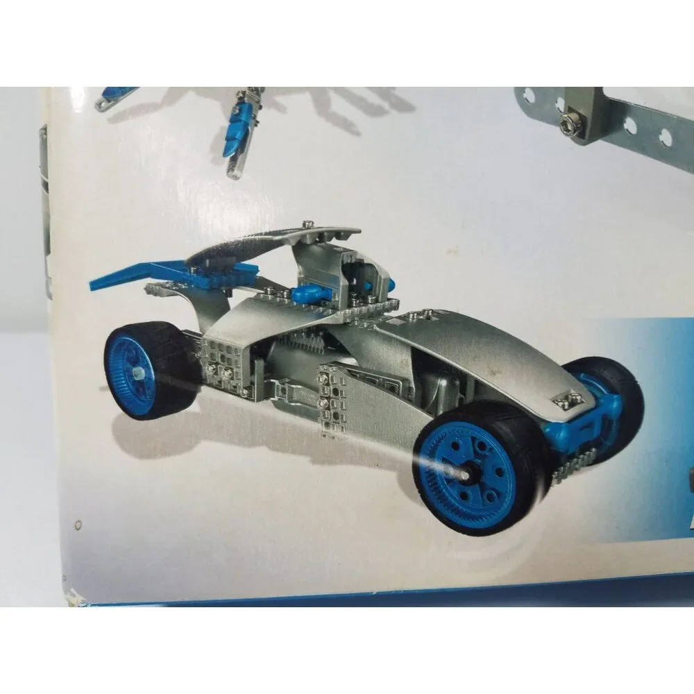 Erector Speed Play Motorized Helicopter 280 Pieces 3 Models Set 7901 OPEN BOX